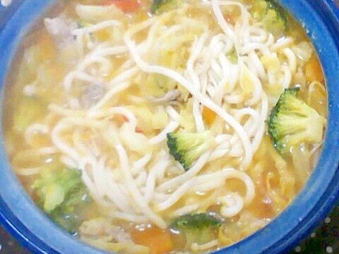 かぼちゃのうどん鍋